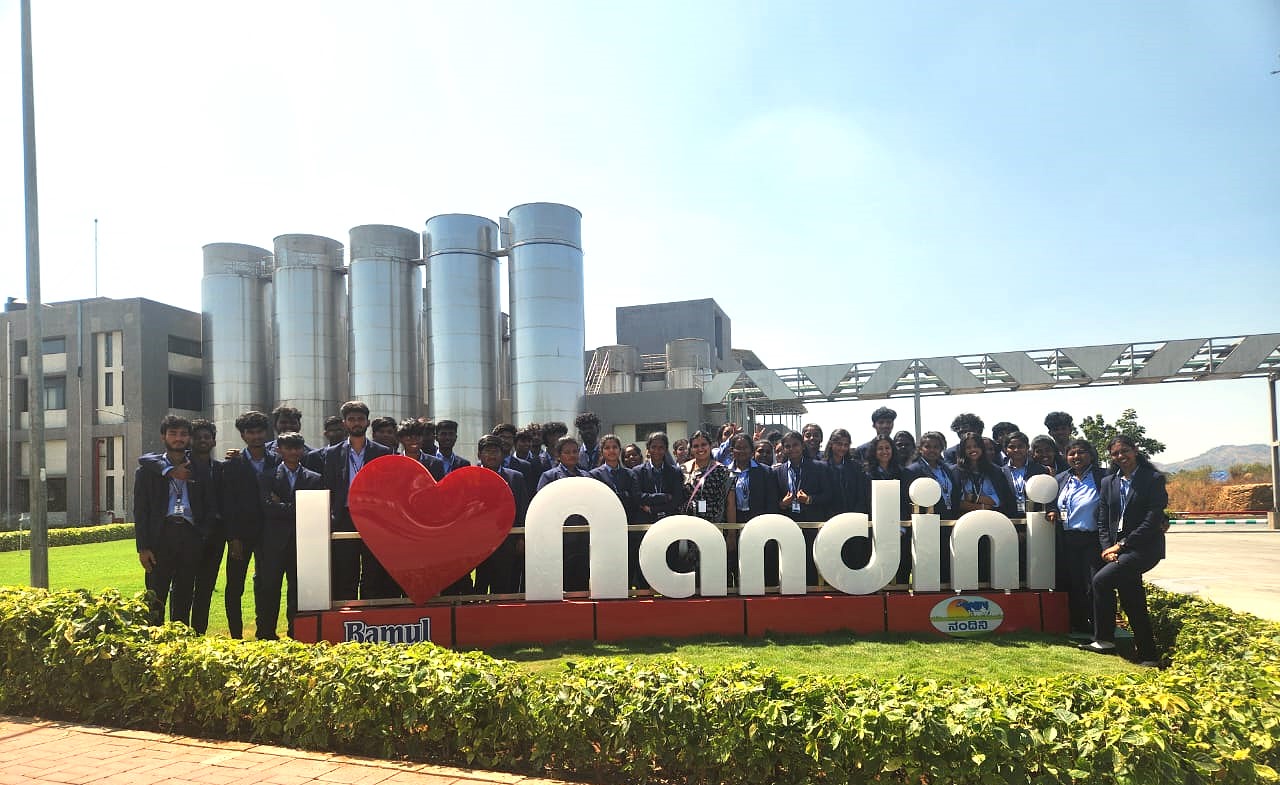 Industrial Visit to KMF Dairy Nandini